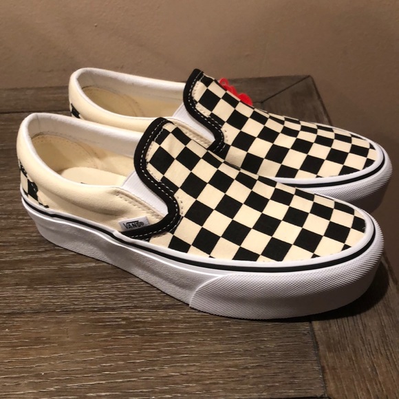platform slip ons vans